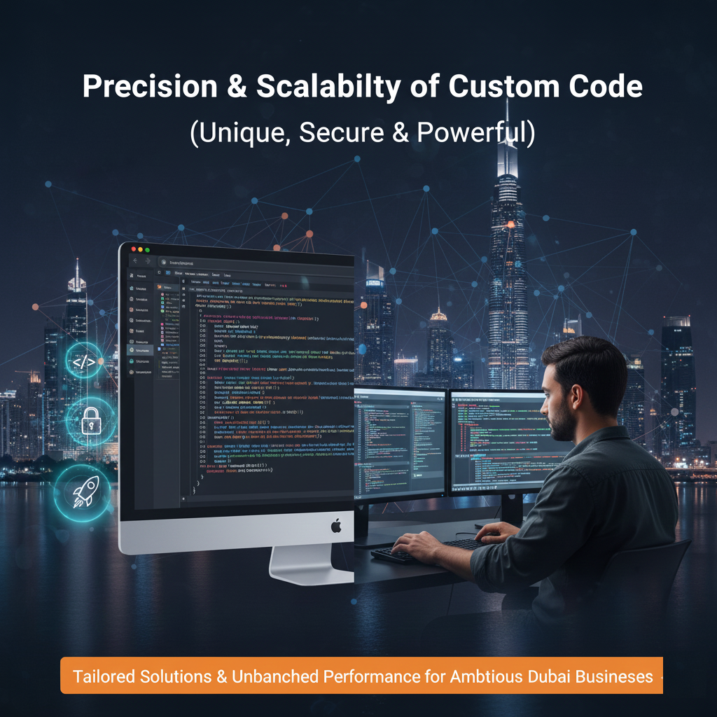 Web Design Dubai, WordPress Vs Custom, SME Websites, Freelancer Dubai, Custom Web Development, WordPress Development, Website Cost, Web Strategy, UAE Business, Digital Transformation, Web Performance, Startup Website
